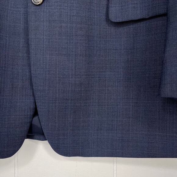 Lauren Ralph Lauren Blazer Sport Coat Jacket Pure Wool Two Button Size 43R Blue - Picture 5 of 14